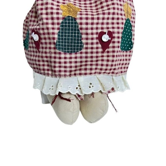 Quilted Treasures Angel Doll Christmas 16" Moveable Patchwork Music Light Works - Picture 5 of 15